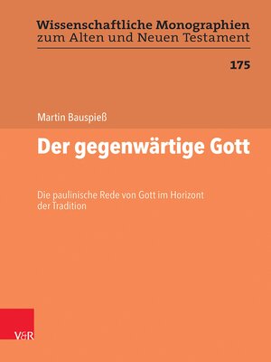 cover image of Der gegenwärtige Gott